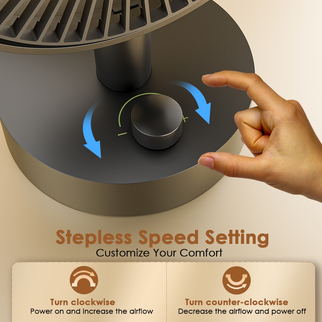 oraimo Smart Table Fan ODF 201A 5 Stepless Setting