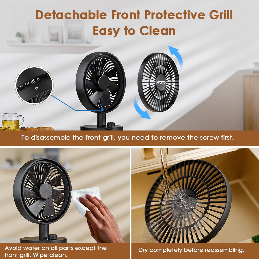 oraimo Smart Table Fan ODF 201A 8 Easy Removal