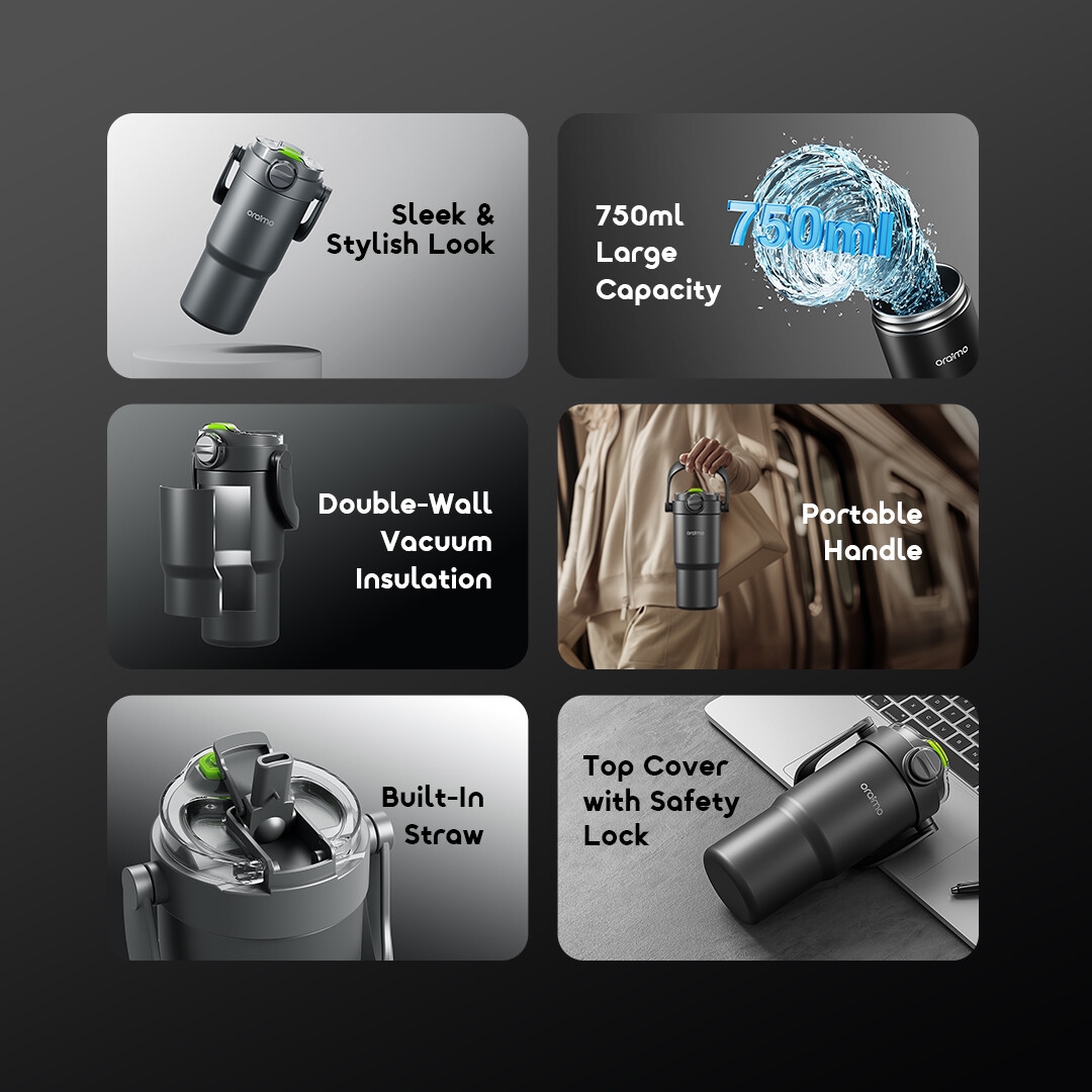 Insulated Thermos oraimo ThermoGo OH-VIT201N features