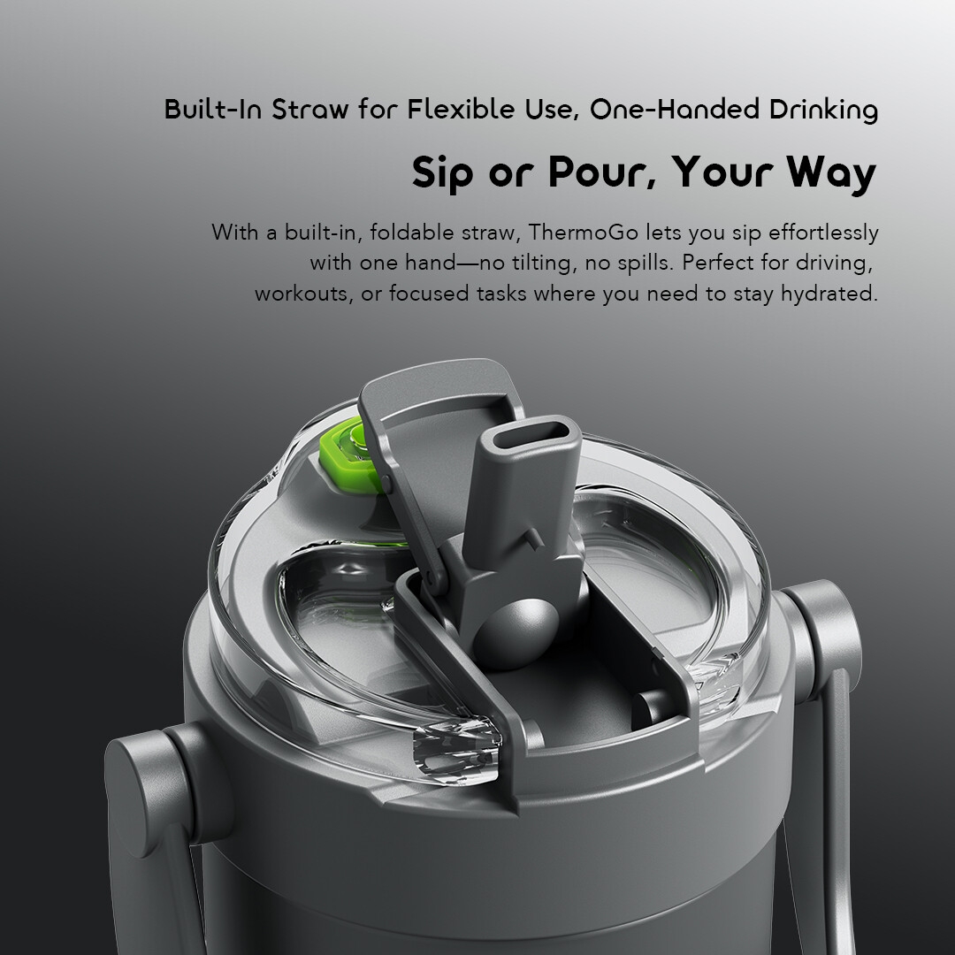 Insulated Thermos oraimo ThermoGo OH-VIT201N built-in straw