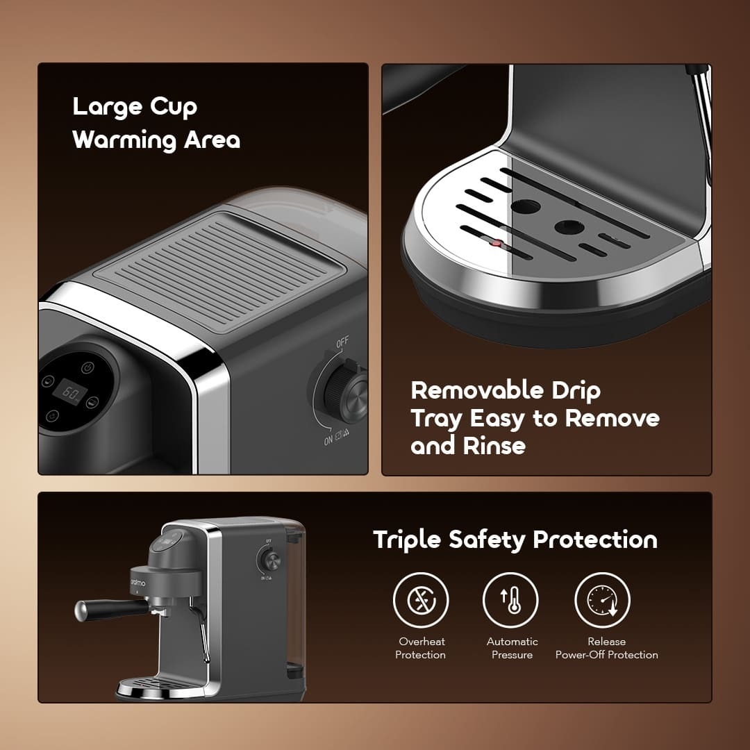 oraimo Espresso Coffee Maker BrewSemi OCE-32A 09 Design Details