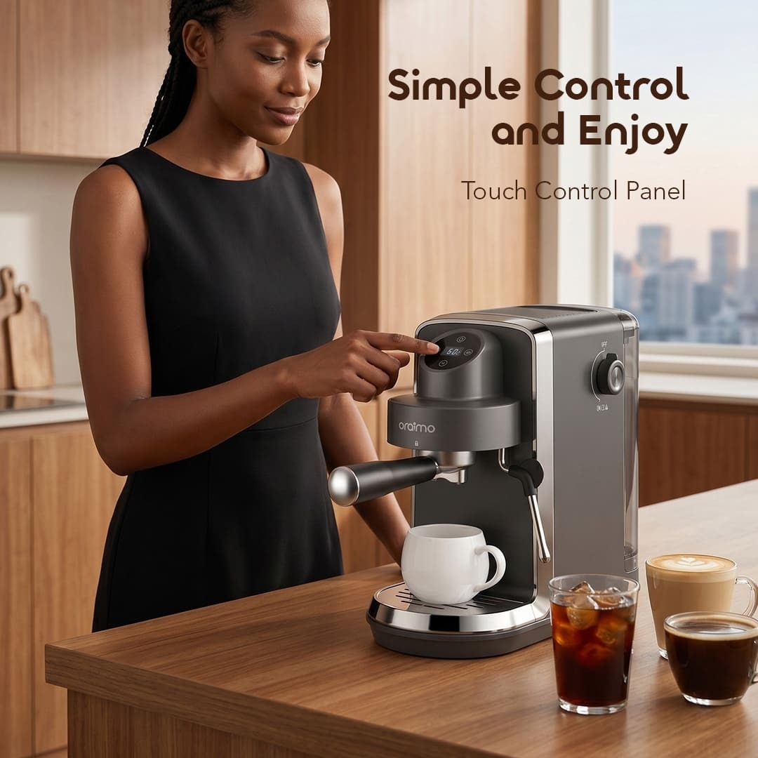 oraimo Espresso Coffee Maker BrewSemi OCE-32A 06 Touch Control Panel