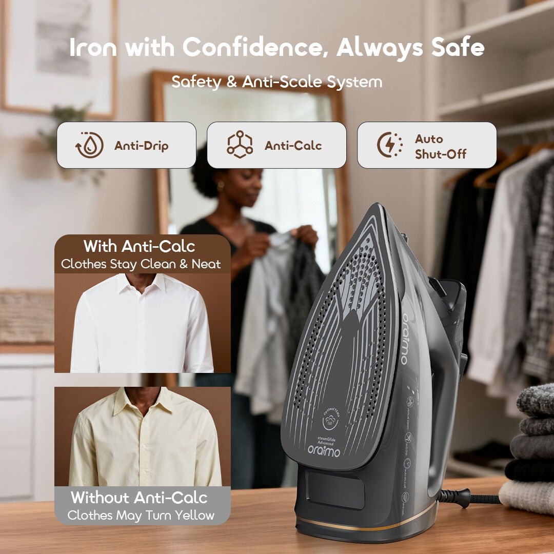 oraimo electric iron steamcore oei-511a safety 6