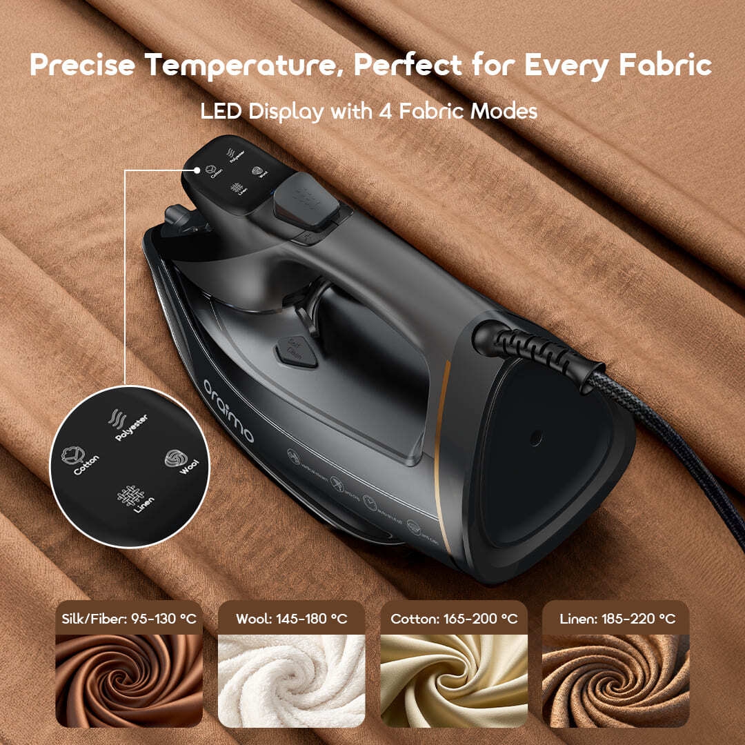 oraimo electric iron steamcore oei-511a led display 3