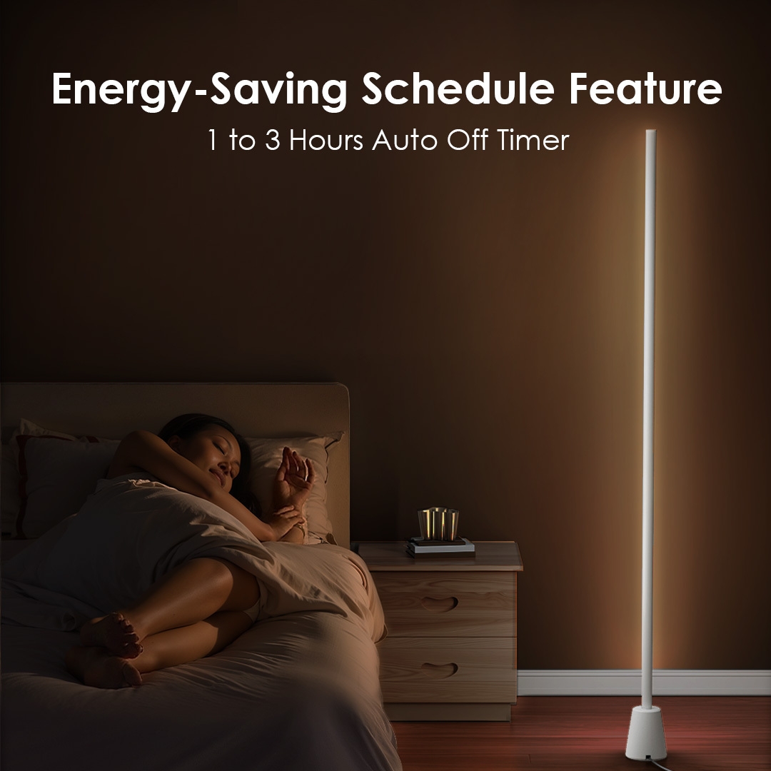 Floor lamp CornerGlow OLL-201A auto-off timer