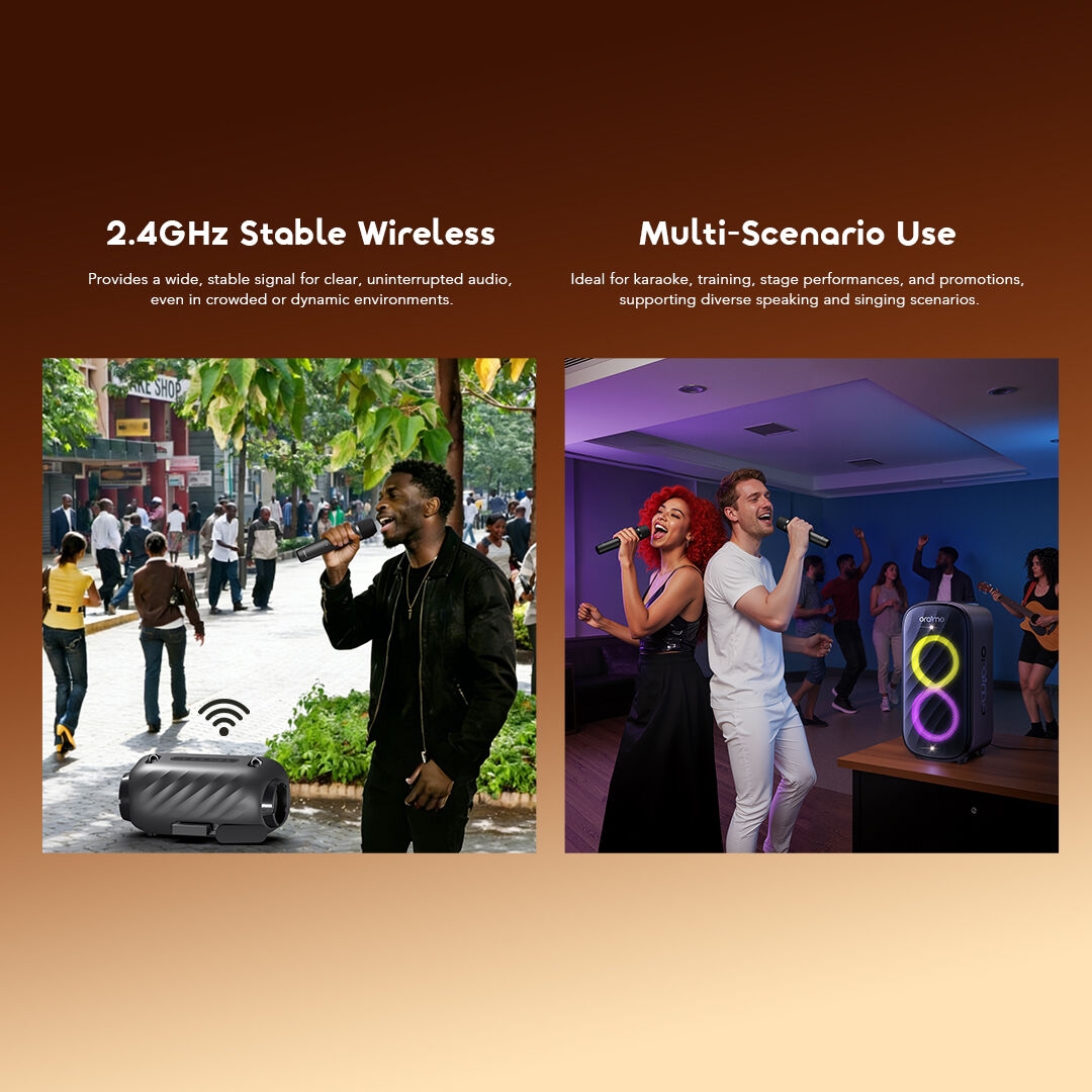 oraimo Wireless Microphone VoxMic OMH-692 9 2.4GHz Wireless Multi-Scenario Use