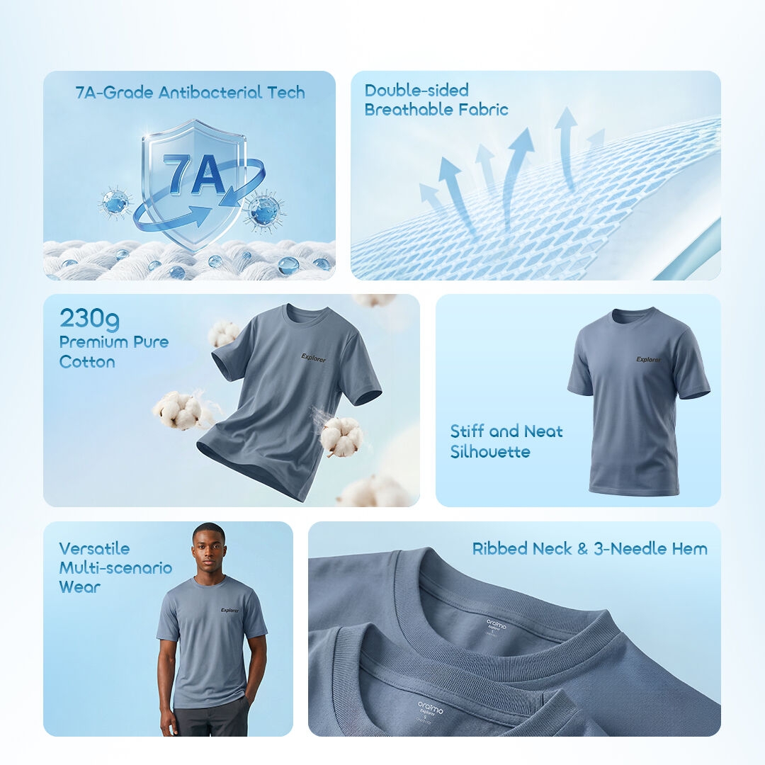 oraimo T-Shirt PureGuard OHDT-001 02 Key Selling Points Overview