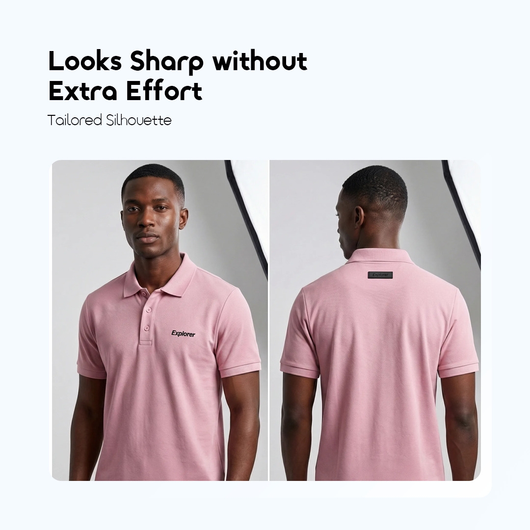 oraimo Polo Shirt EcoLuxe OHDP-001 4 Looks Sharp without Extra Effort