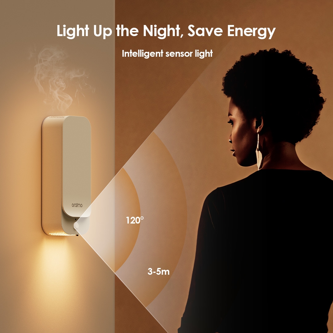 oraimo aroma diffuser AromaGlow OAD-212A with nightlight