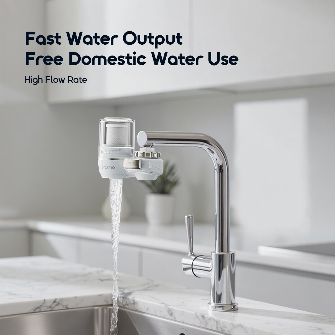 oraimo cleansip high fliw-rate faucet mount water filters osh-008a high flow rate 2