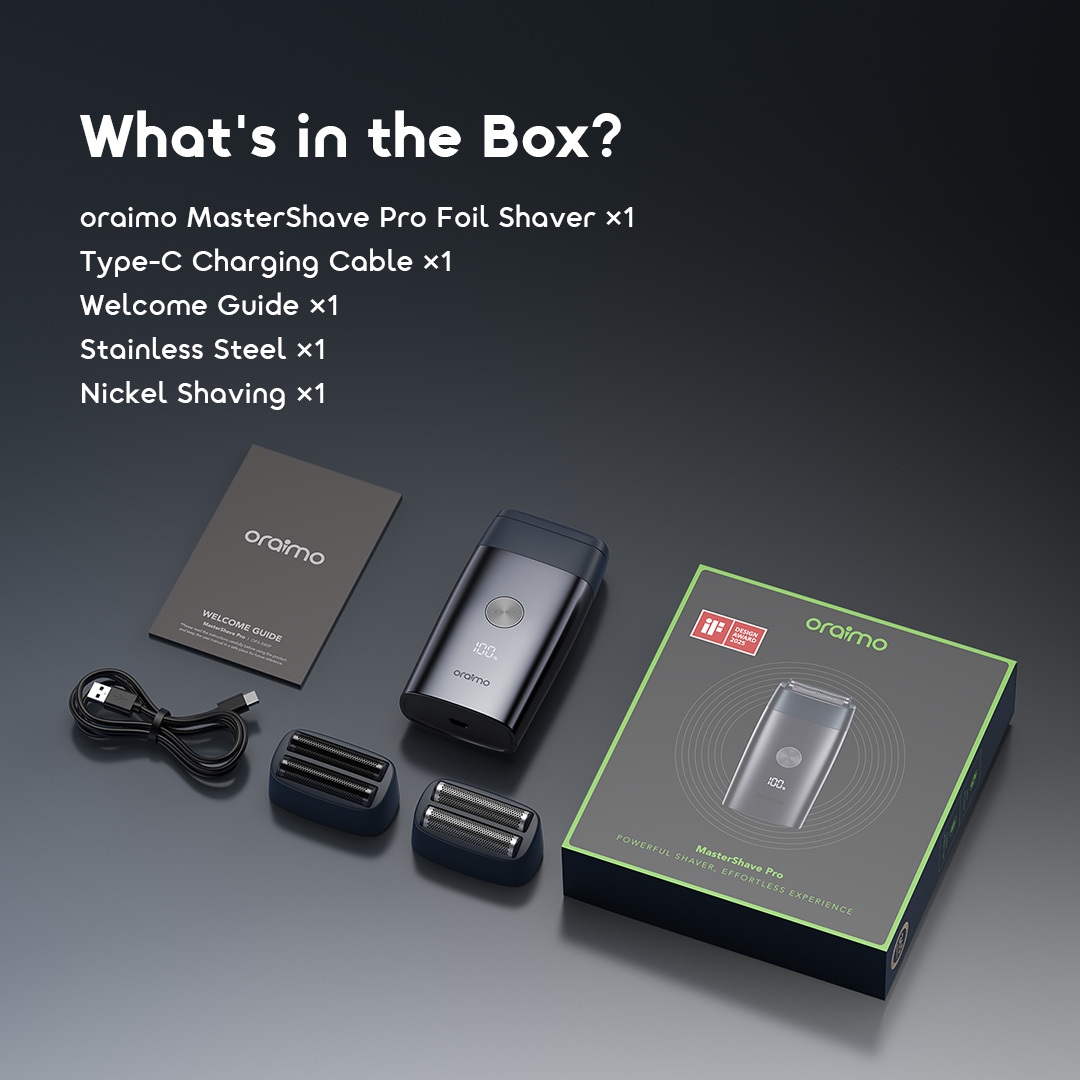 oraimo foil shaver africa OFS-580P 01 powerful shaver effortless experience