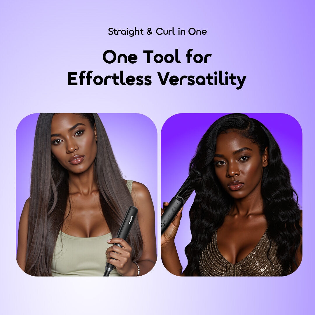 oraimo Hair Straightener Brush SleekWave OHS-220N Style Faster, Save More Time-8