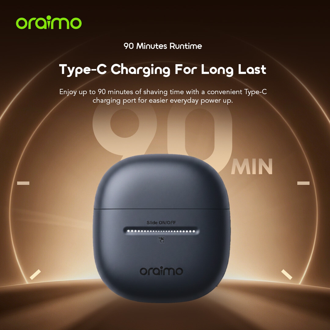 oraimo ultrashave foil shave africa OFS-280 10 90 minutes runtime