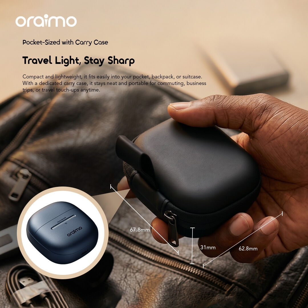 oraimo ultrashave foil shave africa OFS-280 03 pocket-sized with carry case