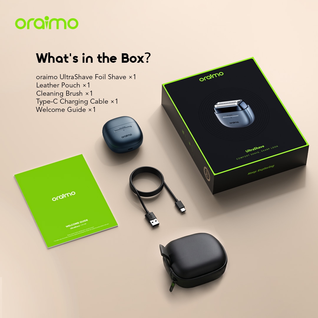 oraimo ultrashave foil shave africa OFS-280 12 what in the box