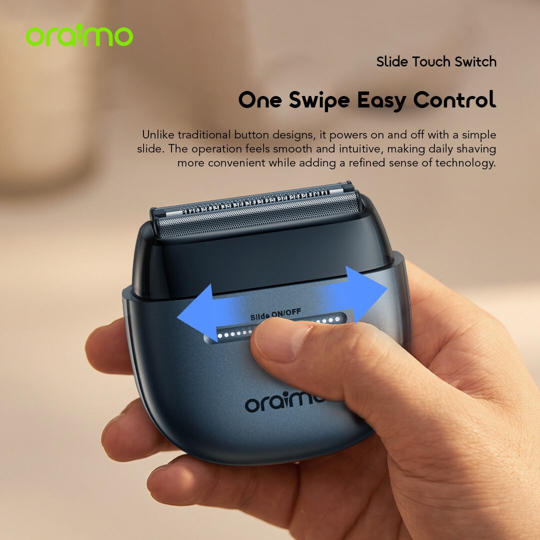 oraimo ultrashave foil shave africa OFS-280 08 slide touch switch