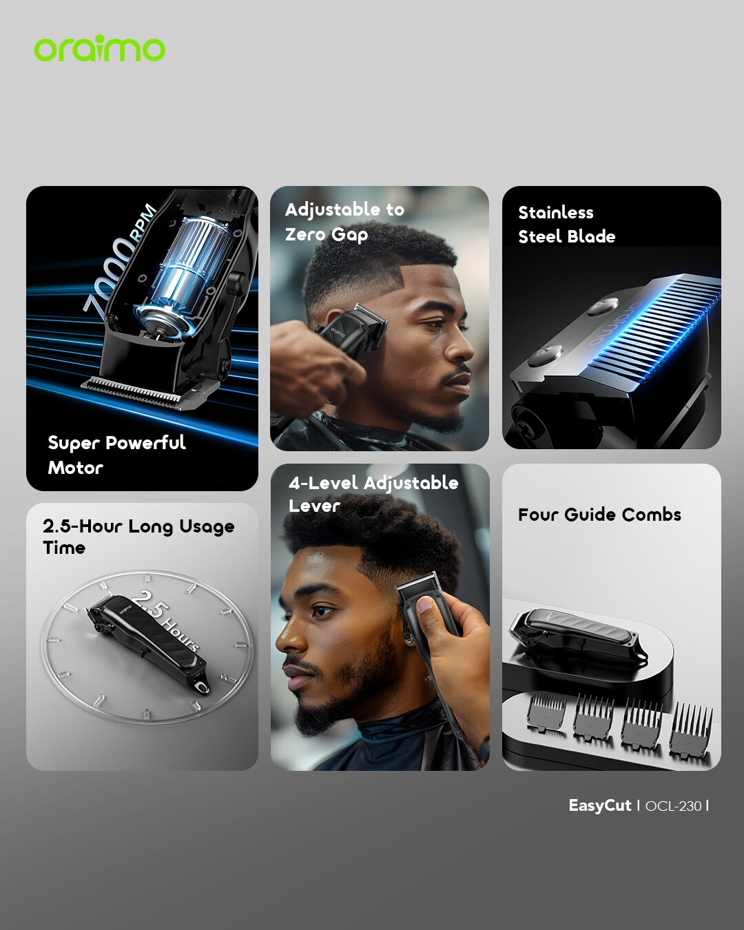 oraimo-Hair-Clipper-EasyCut-OCL-230-Features