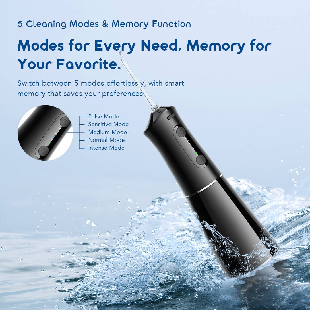 oraimo smart flosser flossjet pro opc cwf201n cleaning modes 3