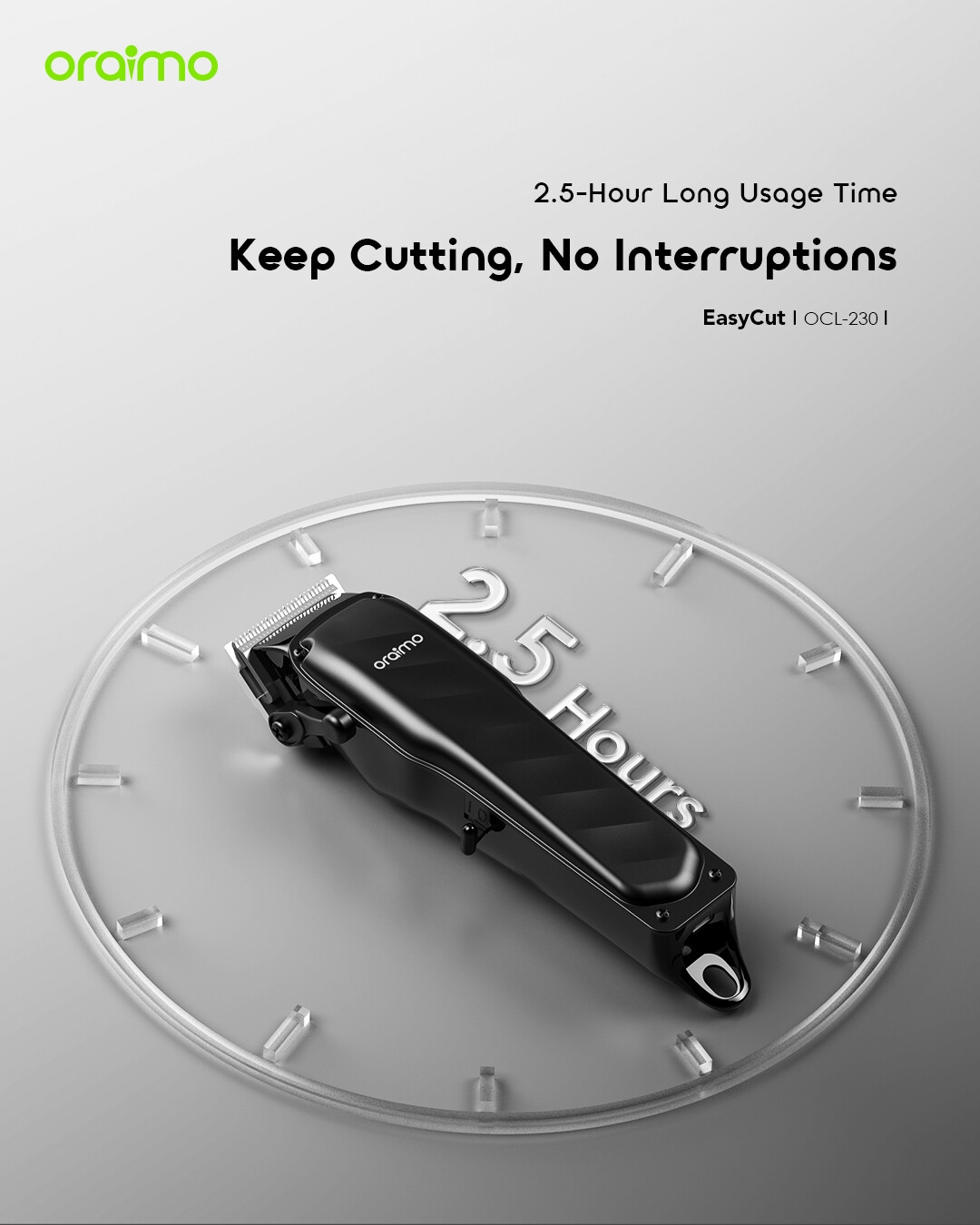 oraimo-Hair-Clipper-EasyCut-OCL-230-Long-Use-Time