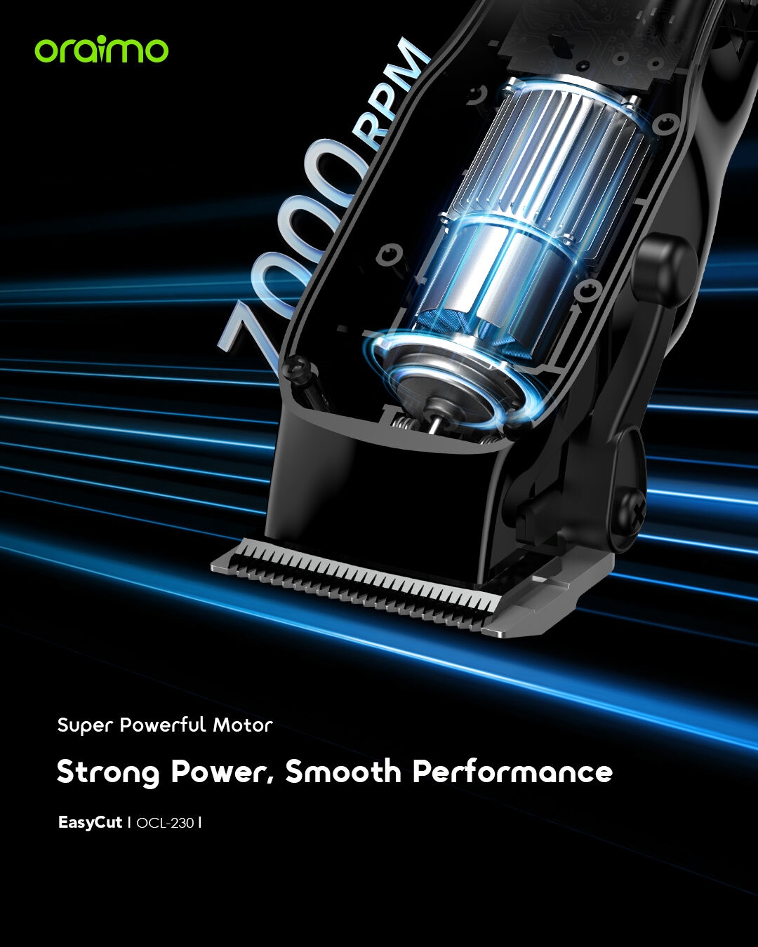 oraimo-Hair-Clipper-EasyCut-OCL-230-Powerful-Motor