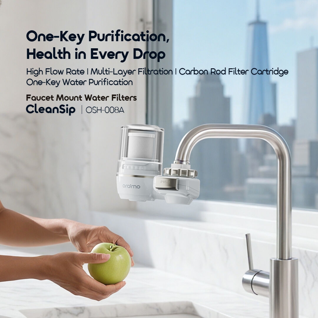 oraimo cleansip high flow rate faucet mount water filters osh-008a features 1