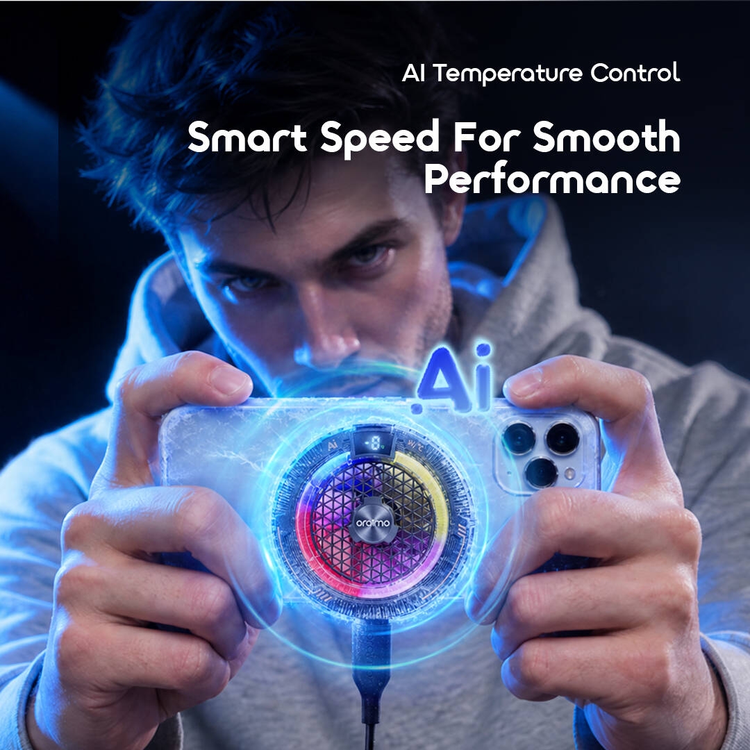 oraimo Phone Cooler CoolSnap OG-PC210N 04 ai temperature control