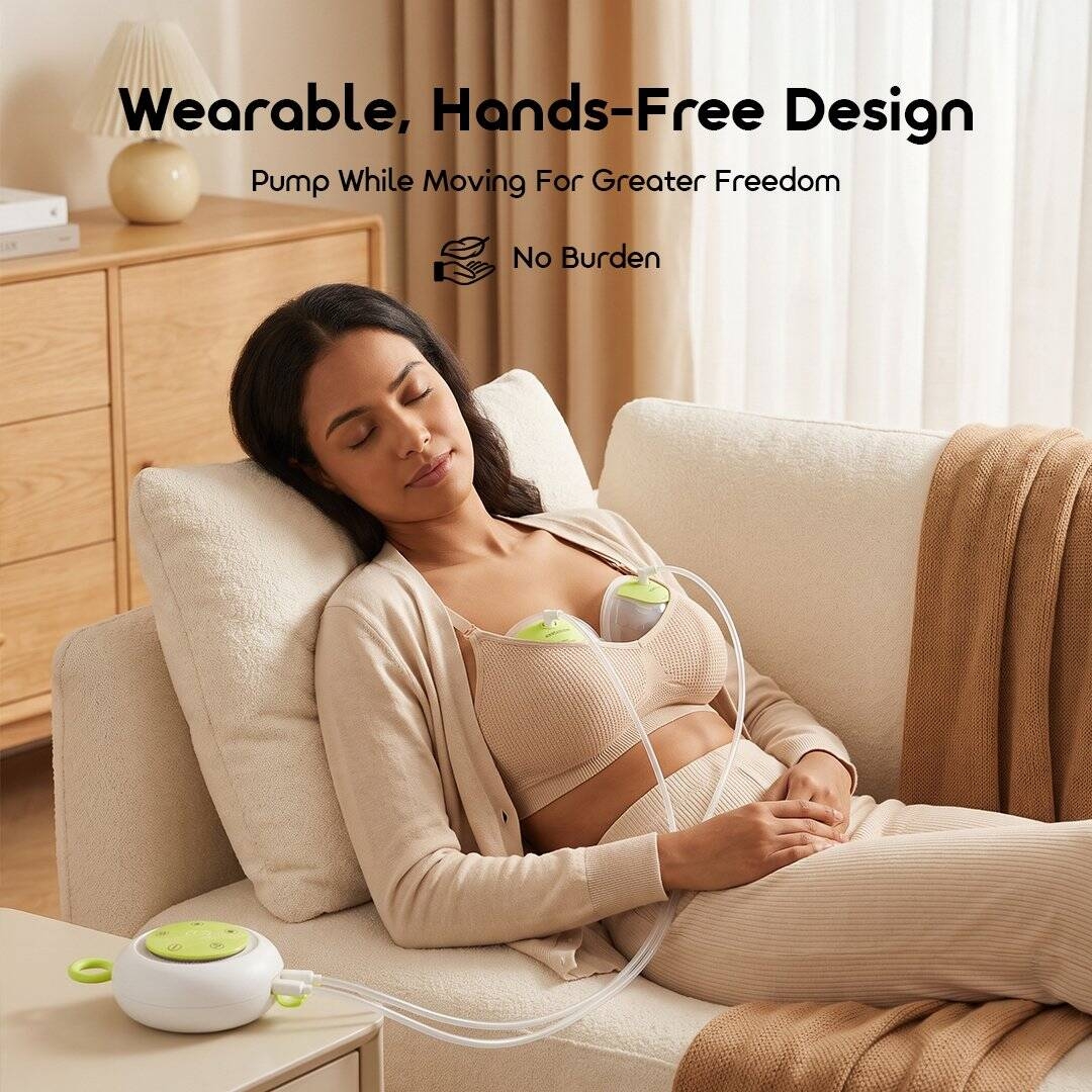 oraimo baby wearable electric breast pump duopump flex obr-532b 05 wearable hands free design