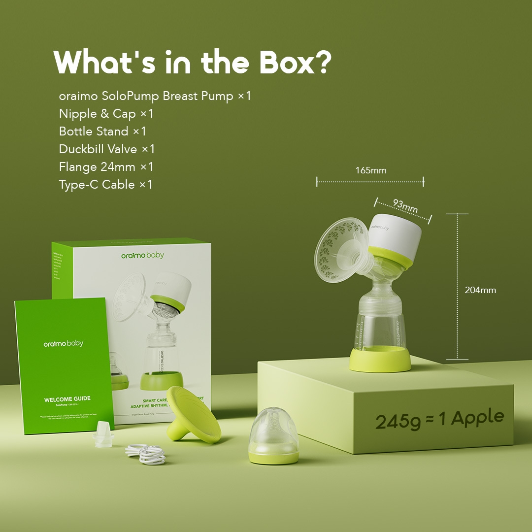 oraimo breast pump solopump OBR-221A Package