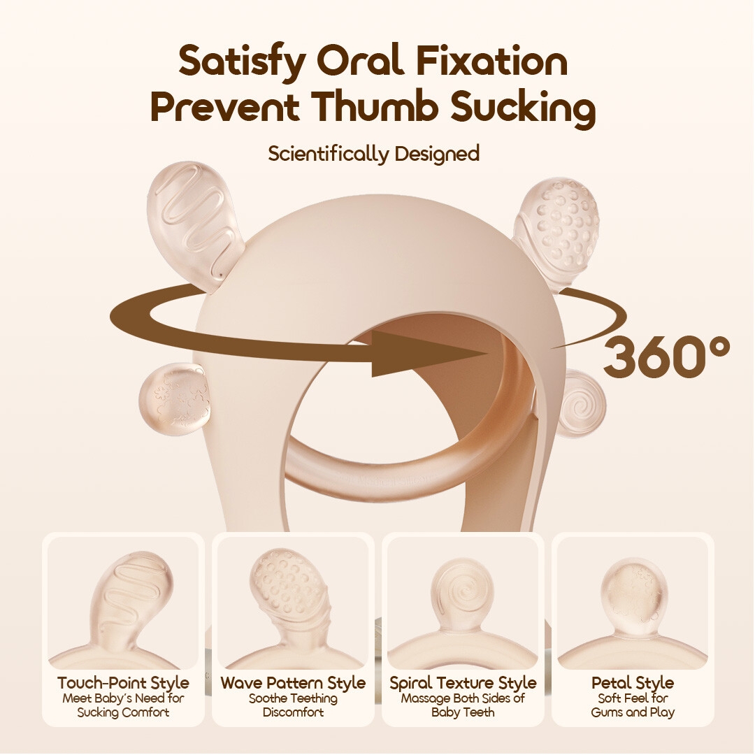 oraimo-Baby-Pacifier-HandyCalm-OBC-273A-2-Satisfy-Oral-Fixation, Prevent-Thumb-Sucking