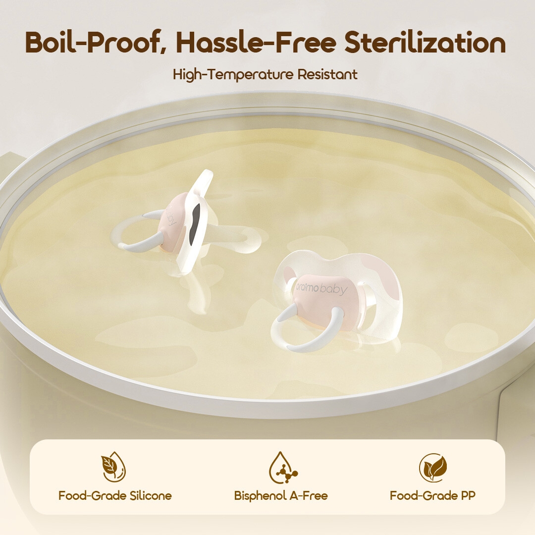 oraimo food grade silicone pacifier baby calmease obc 271a high temperature resistant 4