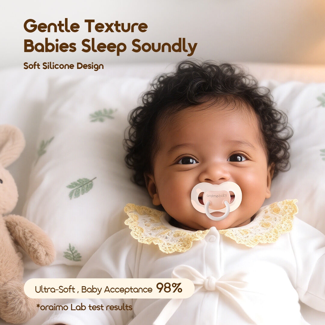 oraimo food grade silicone pacifier baby calmease obc 271a soft silicone 3