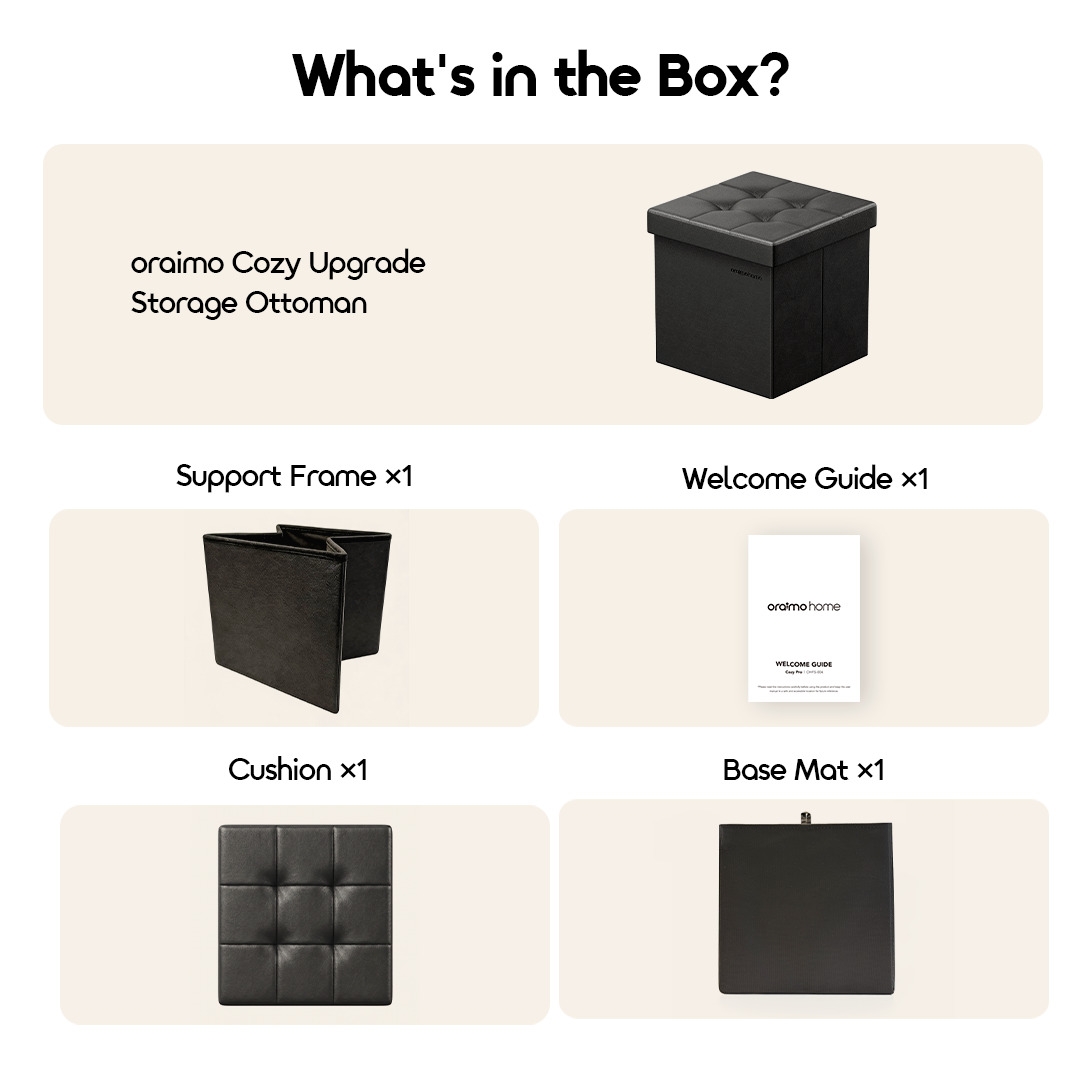 Oraimo Storage Ottoman Cozy Upgrade ohfs 006 08 Box