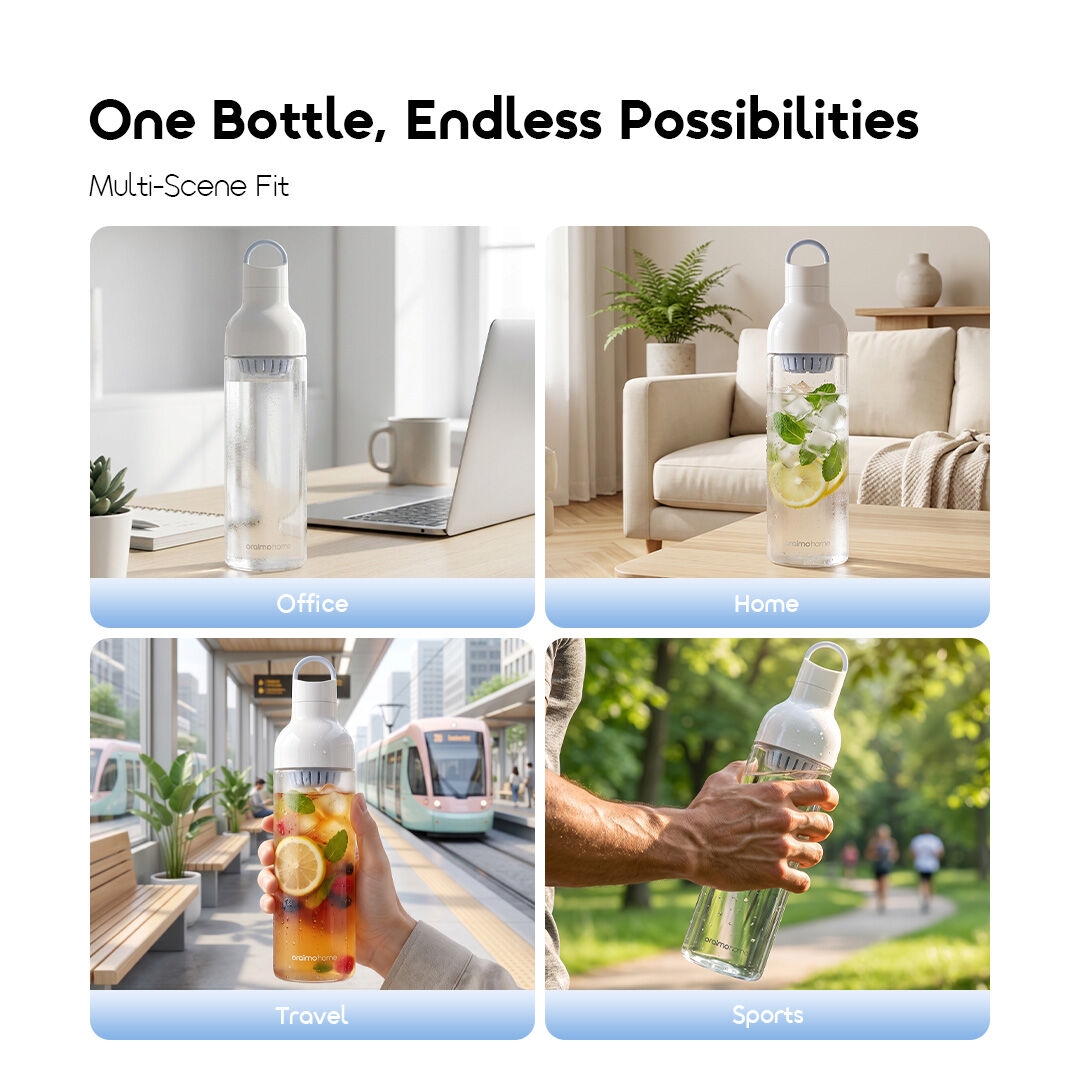 oraimo Water Bottle Chillcup OHDW-012 8 Multi-Scene Application Sports Office Home Travel