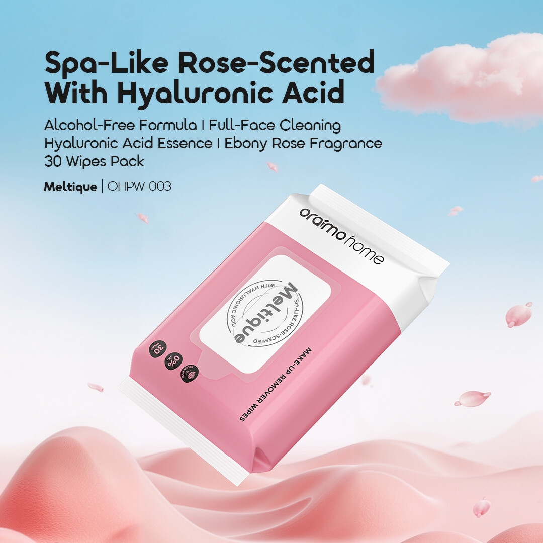 oraimo Make-Up Remover Wipes Meltique  OHPW-003 features