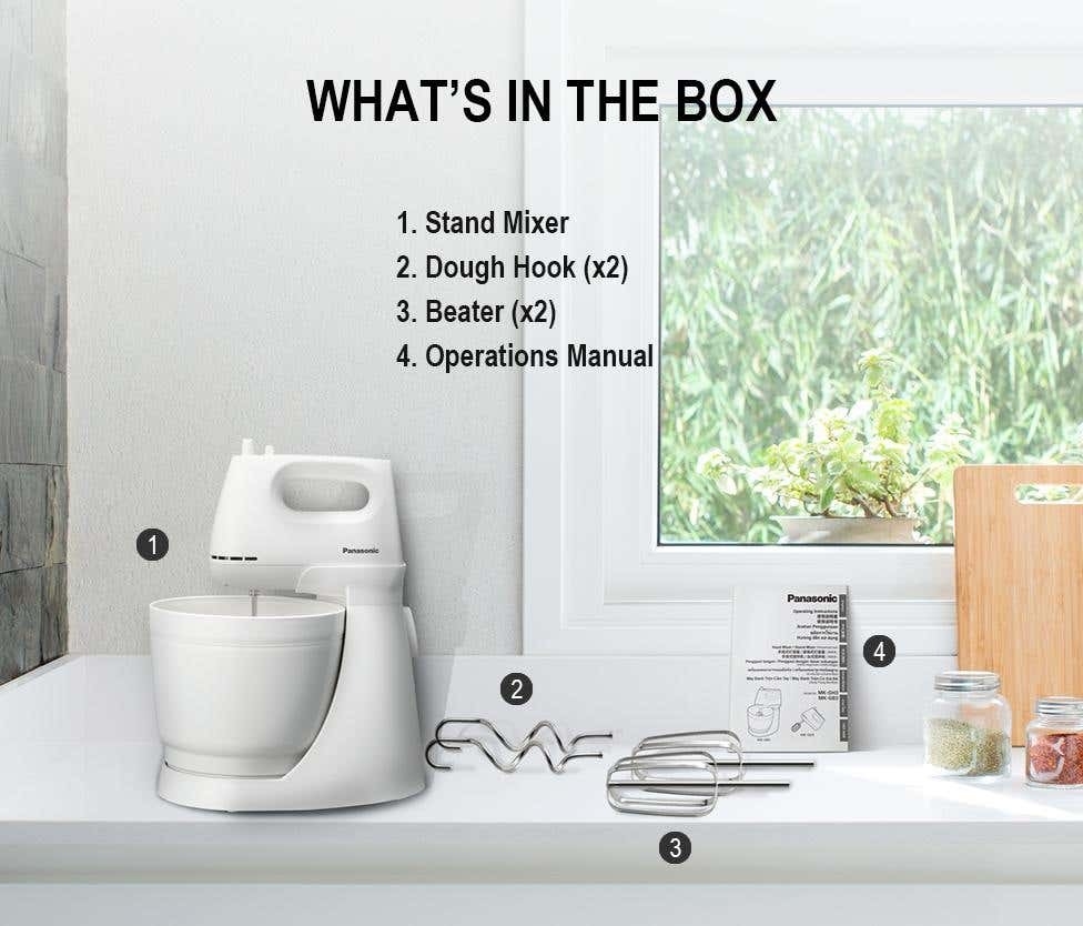 MK-GB3 5-Speed Stand Mixer MK-GB3WSK
