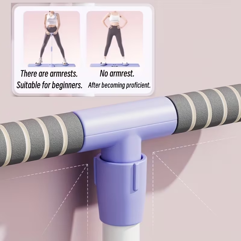 multifunctional fitness board full body ski machine pilates board a 2 in 1 leg workout equipment an adjustable ski leg strength training waist thigh pelvic and hip muscle workout and body reshaping ski Product details 4