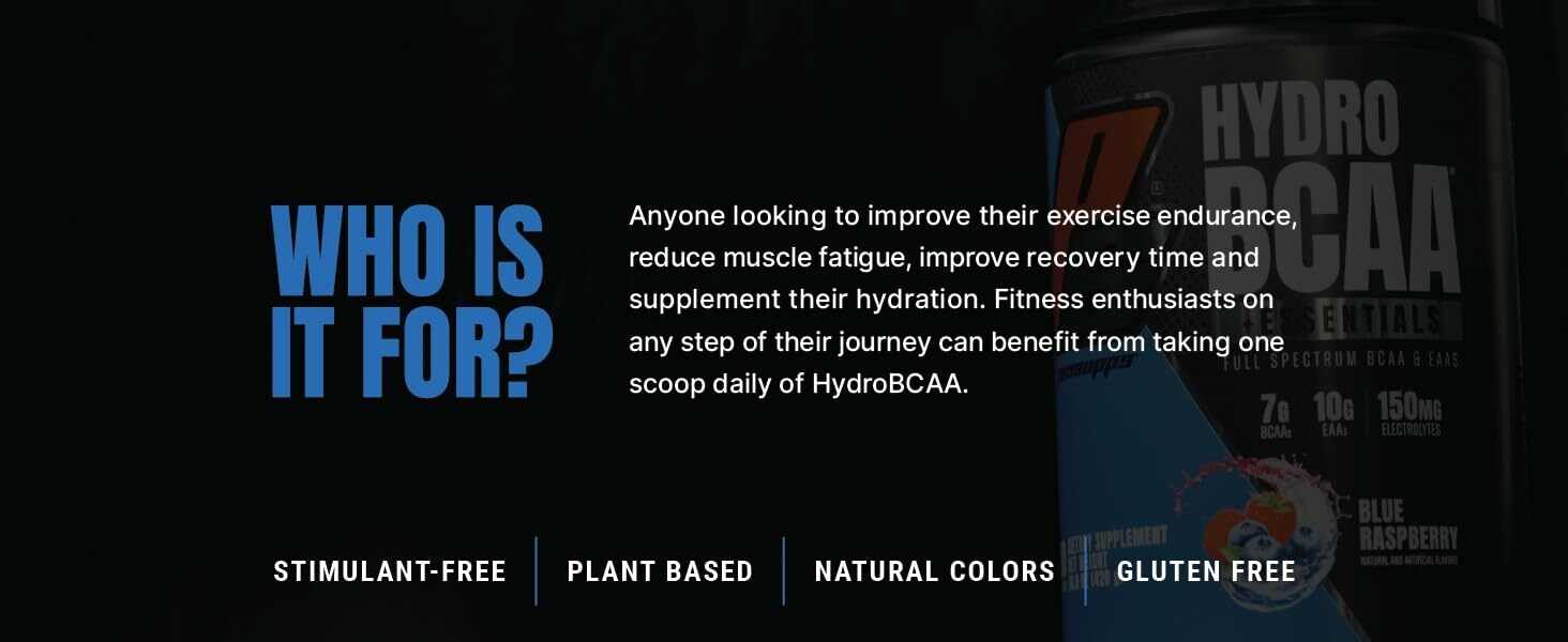 HydroBCAA Who is it For