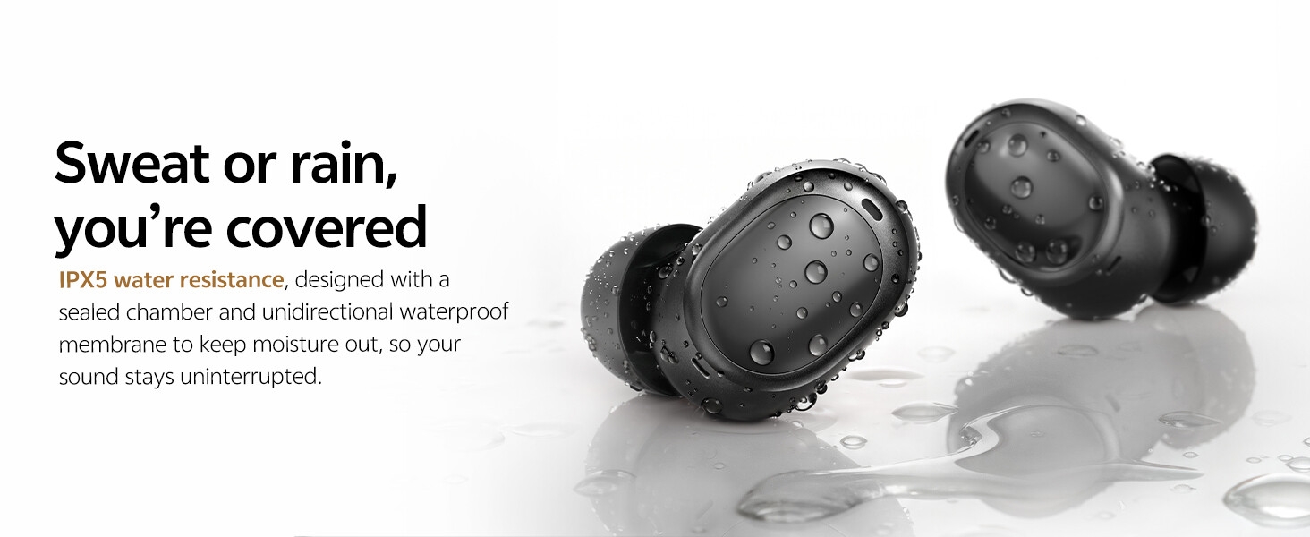 IPX5 Waterproof