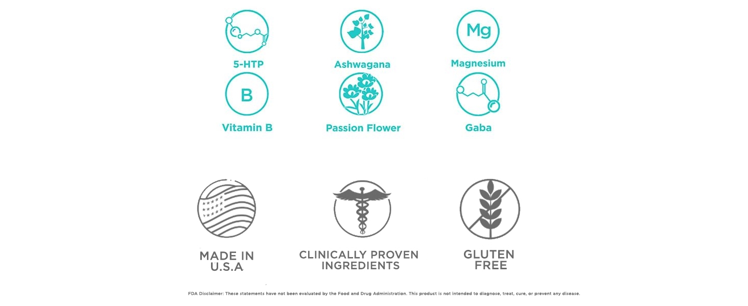 Relaxium CALM Stress Support Ingredients