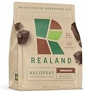 Realand Whey Protein Isolate - Grass-Fed Protein Powder for Recovery - 22g of Protein - 17 Servin...