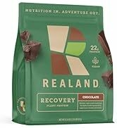 Realand Chocolate Vegan Plant Protein Isolate - Fava Bean Protein Powder for Recovery - 22g of Pr...