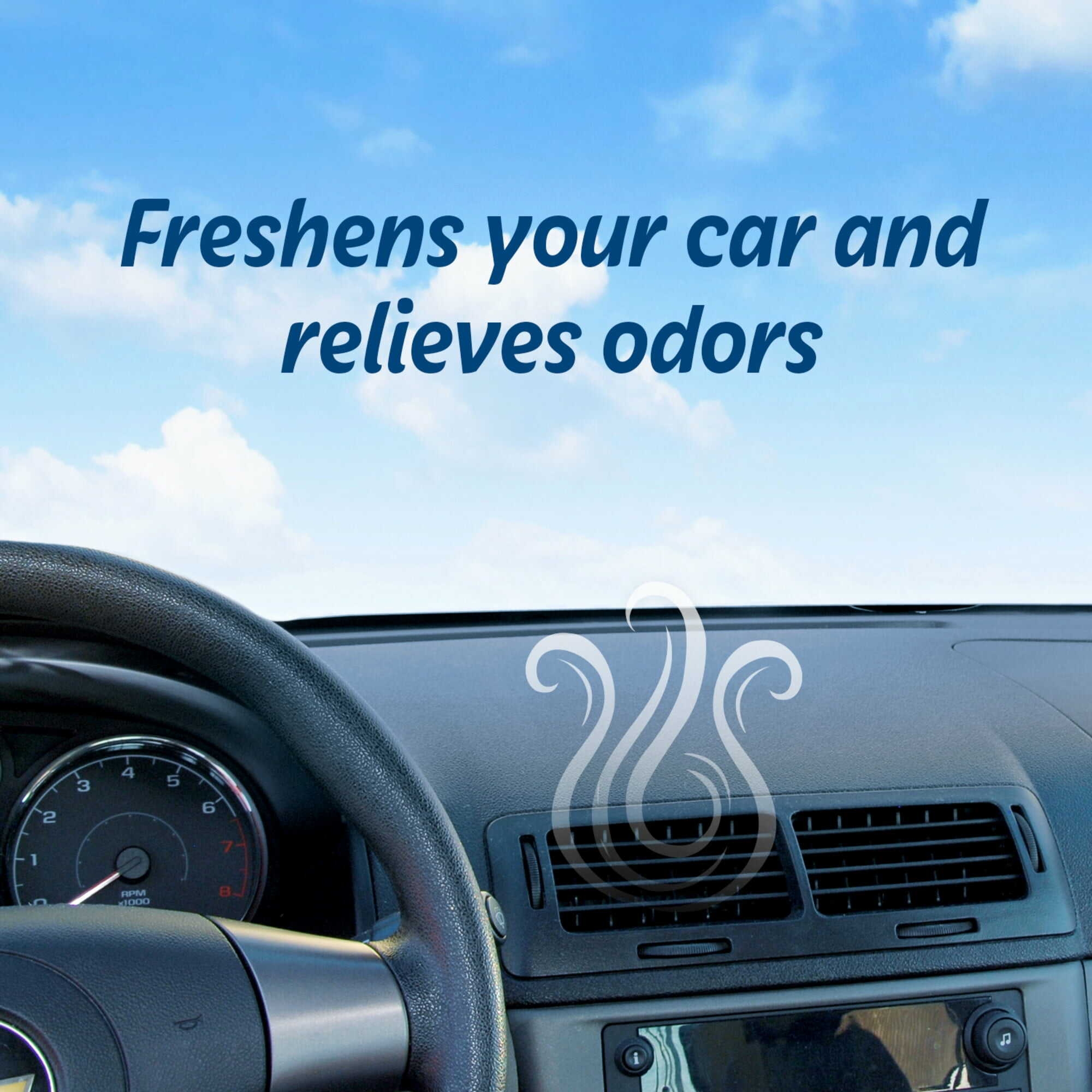 Refresh Your Car! Vent Air Freshener (Fresh Strawberry/Cool Lemonade Scent, 6 Pack)