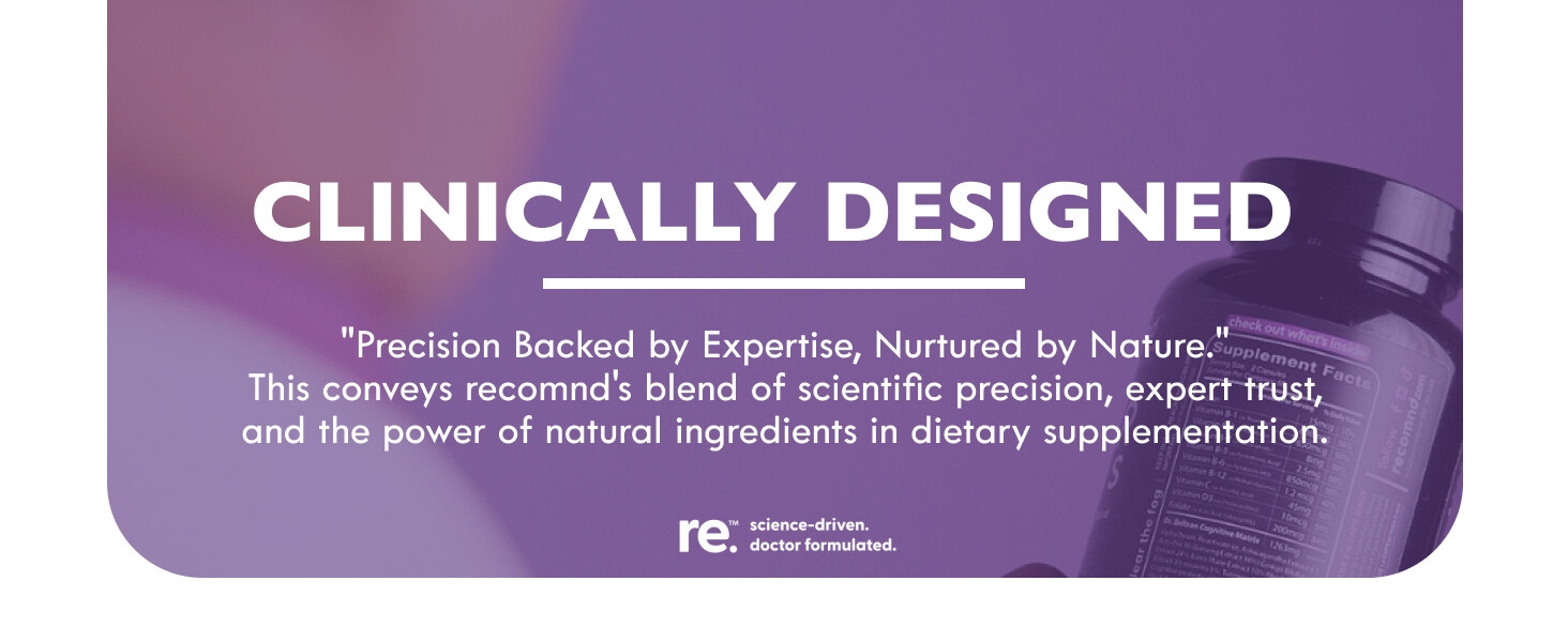 recomnd clear focus men women Cognitive brain mental wellness vitality increased improved energy