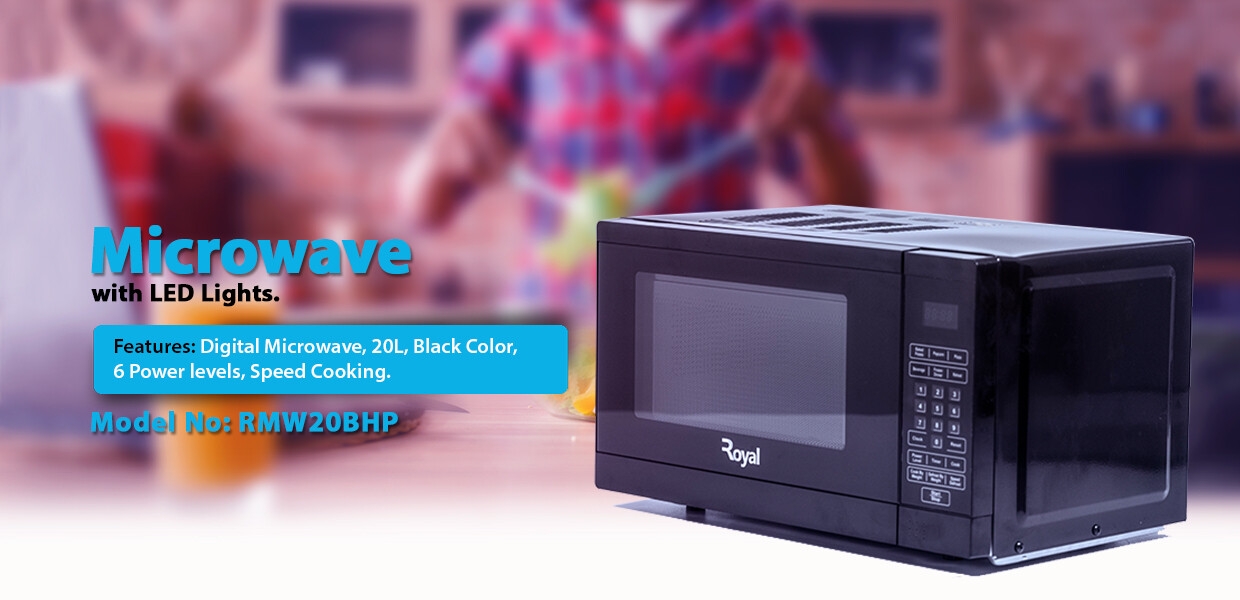 Royal 20L 700W Digital Control Cooking Microwave - Zinko Nigeria | Online  Shopping for Appliances, Computers & More!