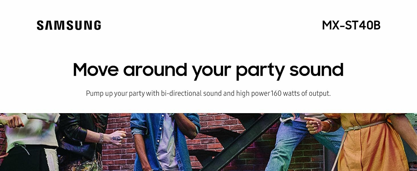 Samsung MX-ST40B Sound Tower High Power Audio 160W (2022)