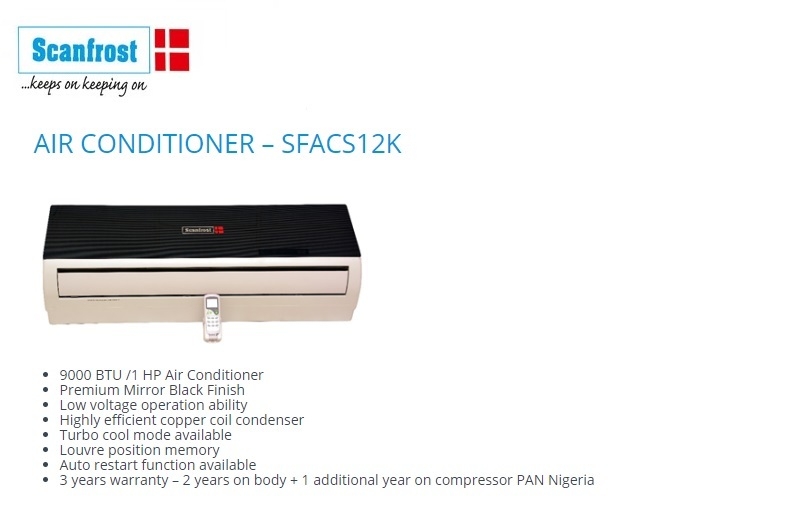 best cheap 1hp ac scanfrost sfacs12k in nigeria