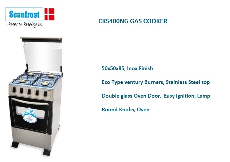 Scanfrost 4Burner Gas Cooker With Oven And Grill Jumia Nigeria