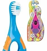 SmileGoods Y222 Splash Toothbrush For 0-2 Years, 22 Tuft, Extra Soft Bristle, With Wide Easy Grip...