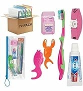 SmileGoods Child Prize Dental Care Kit with Toothbrush, Toothpaste, Floss, FlosSeas, & Toy, Pack ...