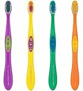Personalized SmileGoods Y331 Child Toothbrush, 33 Tuft, Soft Bristle, with Paw Print Grip, 144 In...